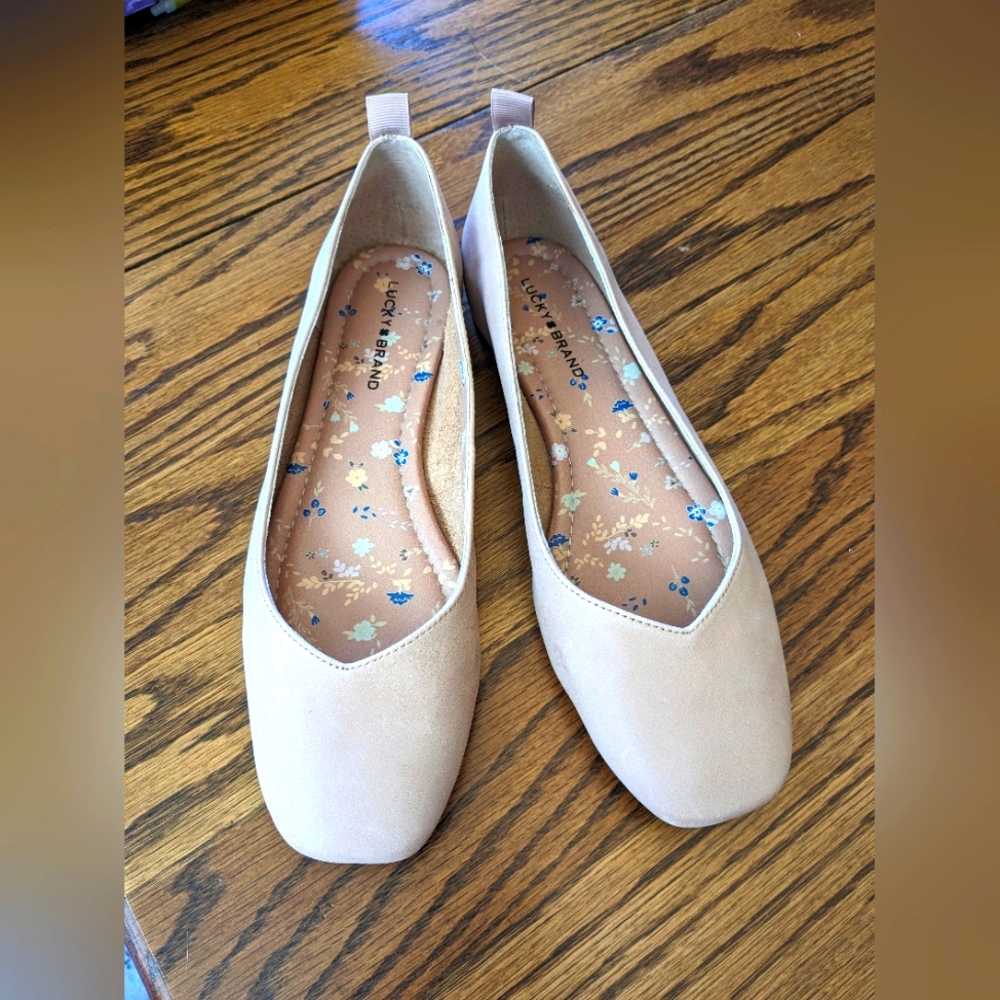 Lucky Brand Leather Ballet Flats, Sz. 7.5